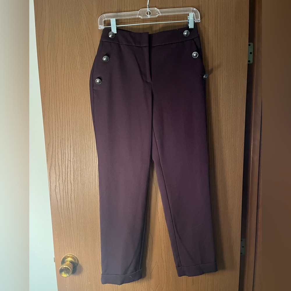 Purple Loft Pants Size 2